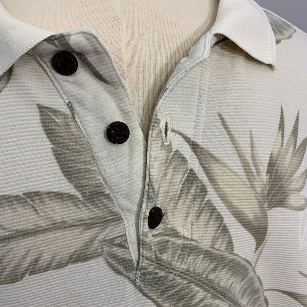 Men's Caribbean Joe Hawaiian Polo Shirt